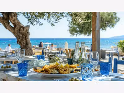 AV plage privée restaurant entre Nice et Antibes