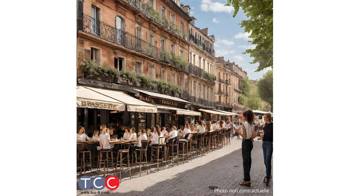 A vendre brasserie grande terrasse sur Carcassonne