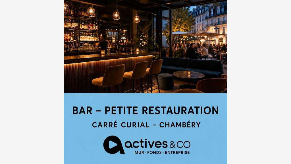 BAR A VENDRE A CHAMBERY CARRE CURRIAL