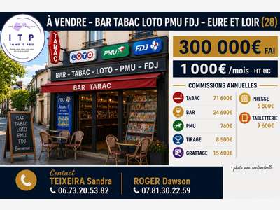 AV beau bar tabac FDJ PMU périphérie de Chartres
