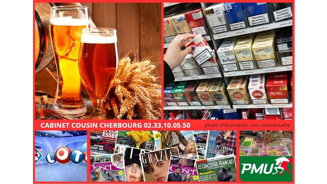 Vente bar tabac loto presse PMU dans Nord Cotentin