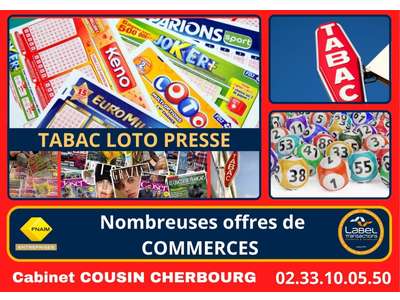 Vente Tabac - Presse - Loto à Cherbourg-en-Cotentin