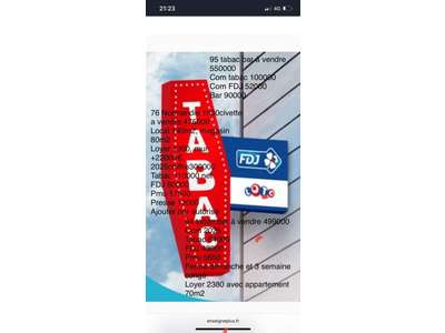 Vente Bar - Brasserie - Tabac à Clamart