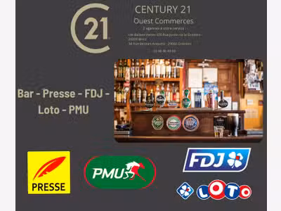 Cède bar tabac loto FDJ PMU en monopole Concarneau