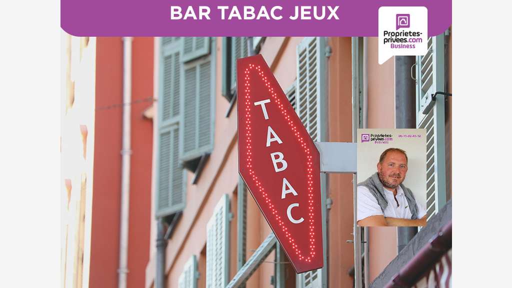 Vente bar tabac loto FDJ en centre village Var