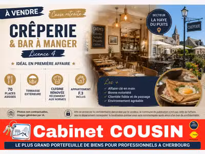 Vente restaurant crêperie secteur La Haye du Puits