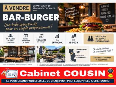 Vente bar burger région de Coutances
