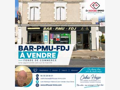 Vente bar PMU FDJ de 100m² à Doué la Fontaine