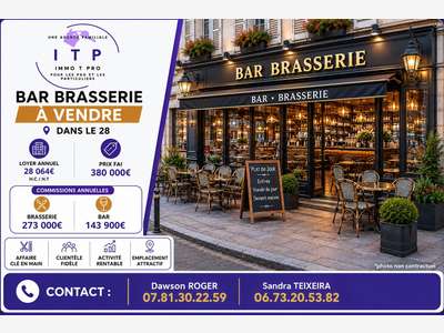 A vendre bar brasserie en périphérie de Chartres