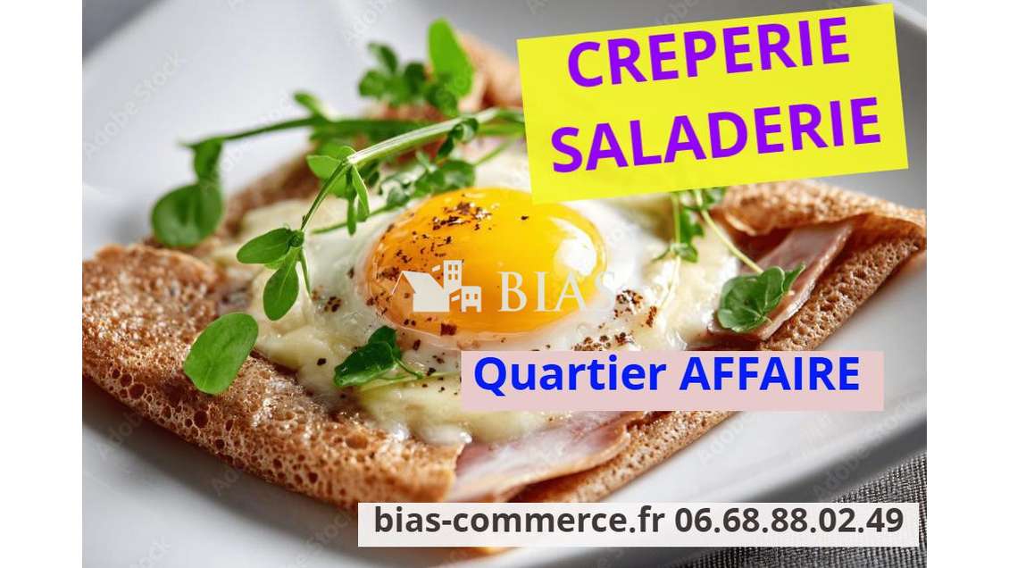 Crêperie saladerie brasserie à vendre dept Eure