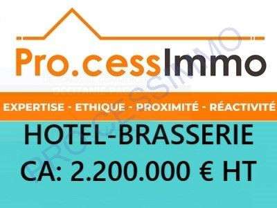 AV hôtel brasserie CA 2,2 M€ –Terrasse 200 pl - 30