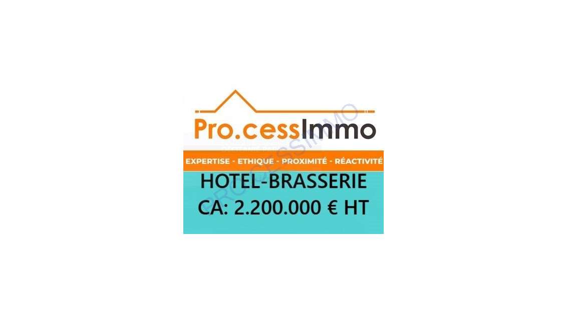AV hôtel brasserie CA 2,2 M€ –Terrasse 200 pl - 30