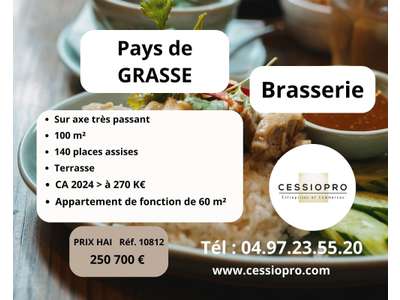 Vente Bar - Brasserie - Tabac à Grasse