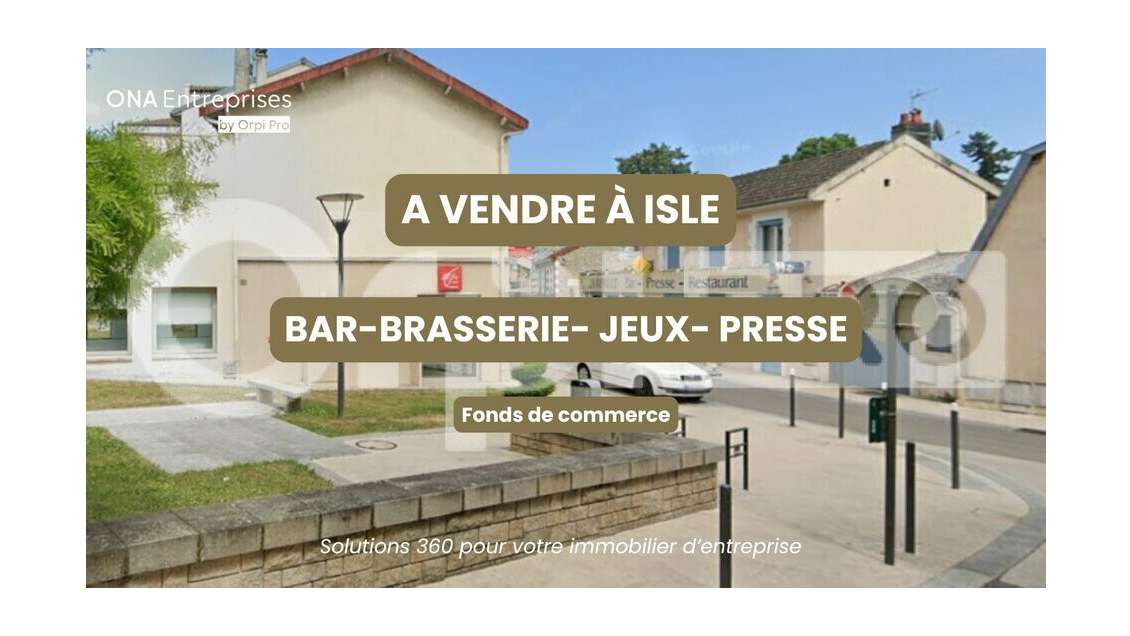Vente bar restaurant presse jeux colis à Isle