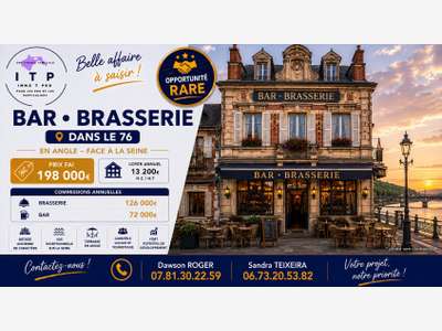 AV beau restaurant dans ville proche de la Seine 