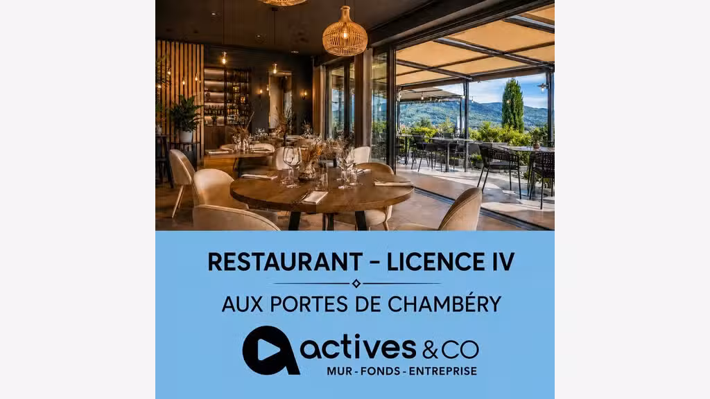 Bar et restaurant à vendre en ZAC à la Ravoire