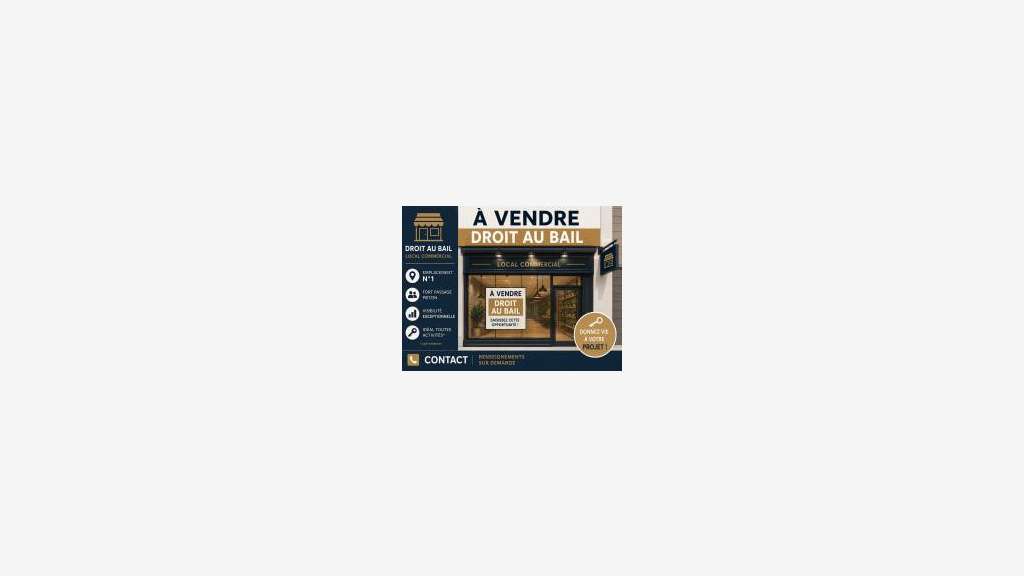 Vente bar snack murs et FDC en Ardèche