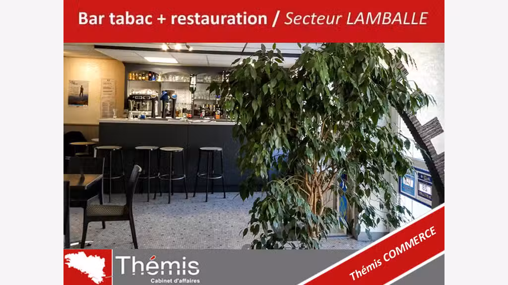 AV bar tabac petite restauration secteur Lamballe