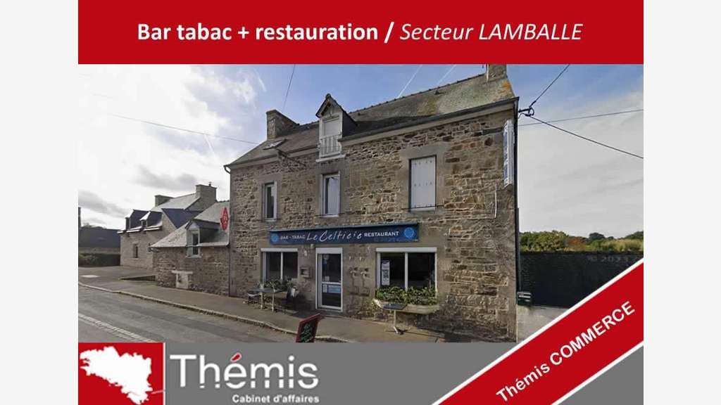AV bar tabac petite restauration secteur Lamballe