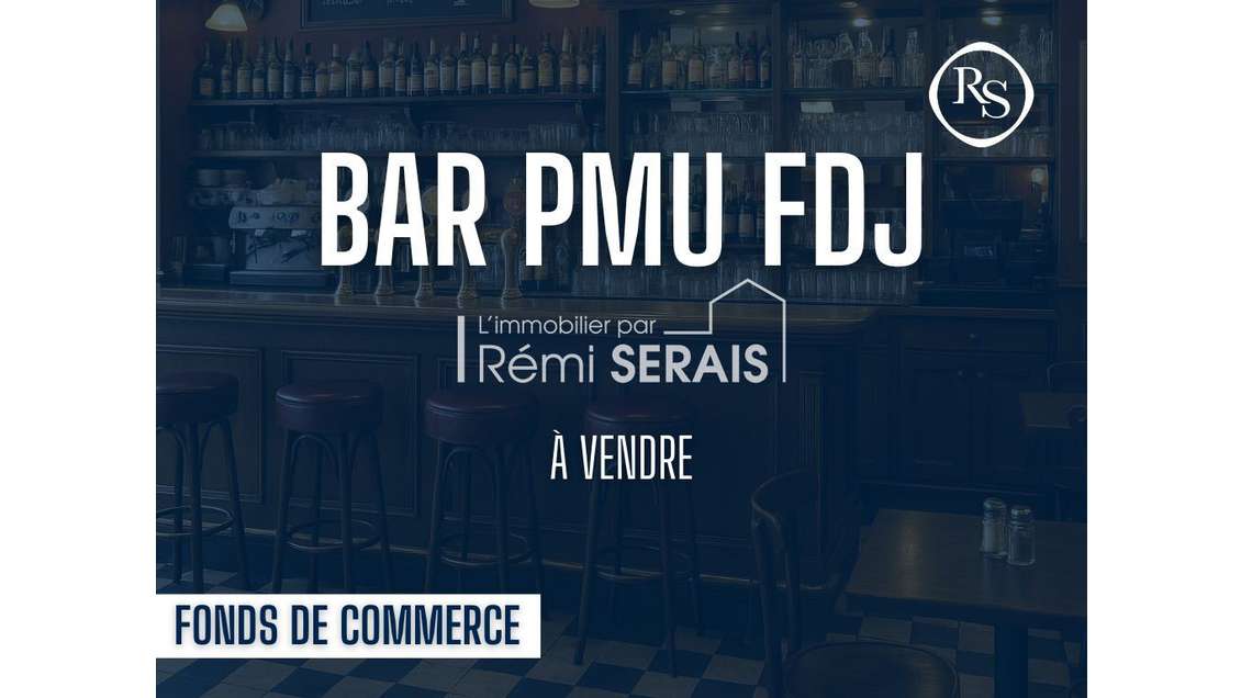 A vendre bar PMU FDJ en centre bourg 53