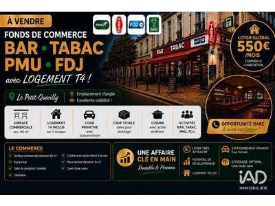 Vente Bar - Brasserie - Tabac au Petit-Quevilly
