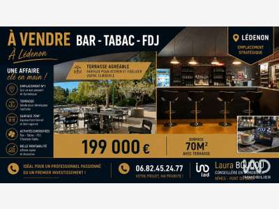 Vente bar tabac presse emblématique à Lédenon