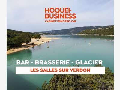 Vente bar brasserie glacier Les Salles-sur-Verdon