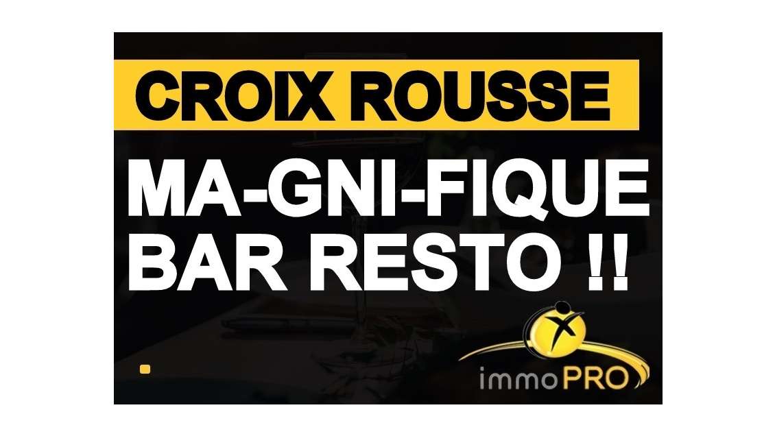 Vente bar restaurant terrasse à Lyon Croix Rousse