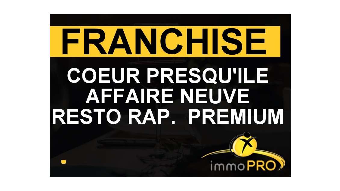 Vente restaurant sous franchise tout neuf à Lyon