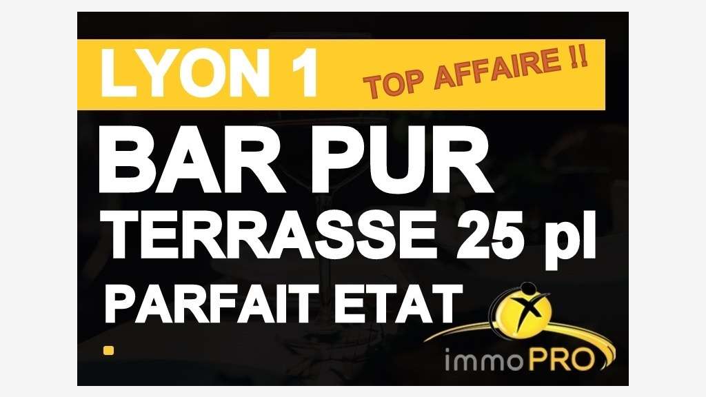 Bar pur à saisir clés en main 69001