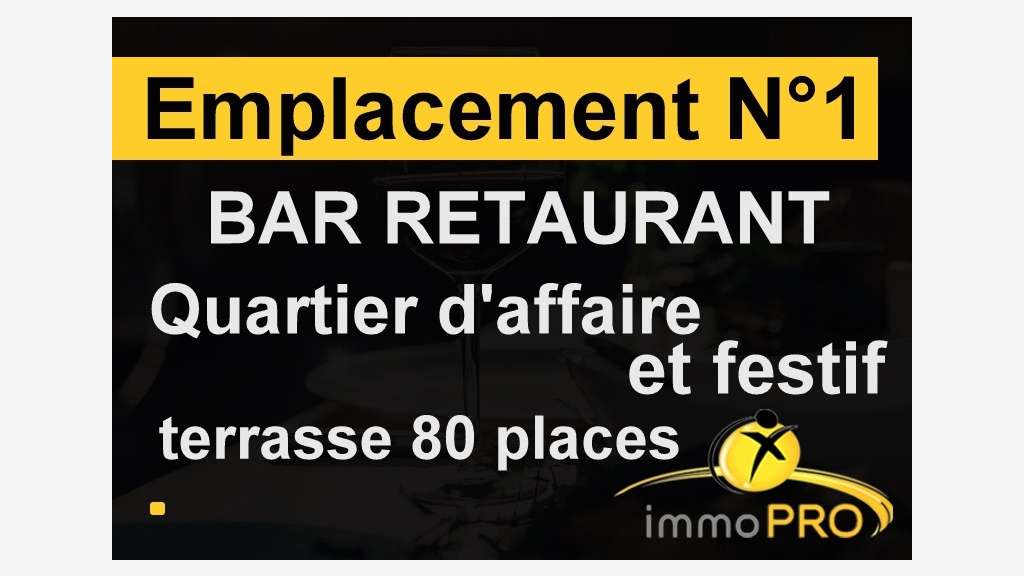 AV bar-restaurant, secteur prisé et emp  N°1 Lyon