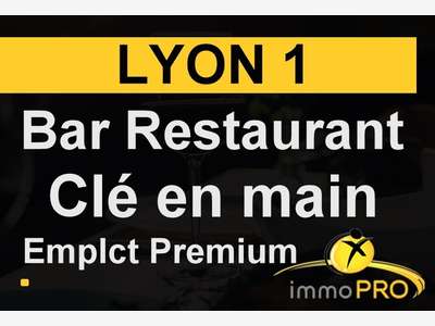AV bar restaurant clé en mains à Lyon Presqu'ile