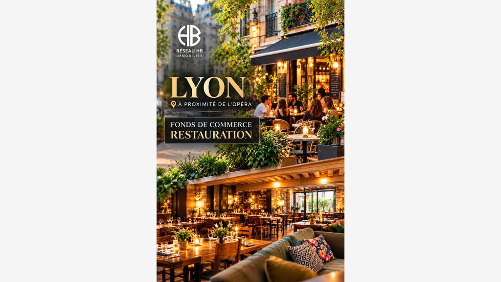 AV FDC restauration avec licence IV à Lyon centre