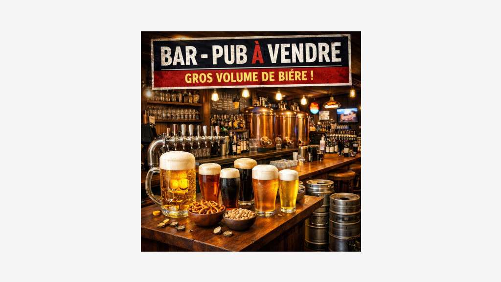 Vente gros bar pub reconnu en Basse Normandie