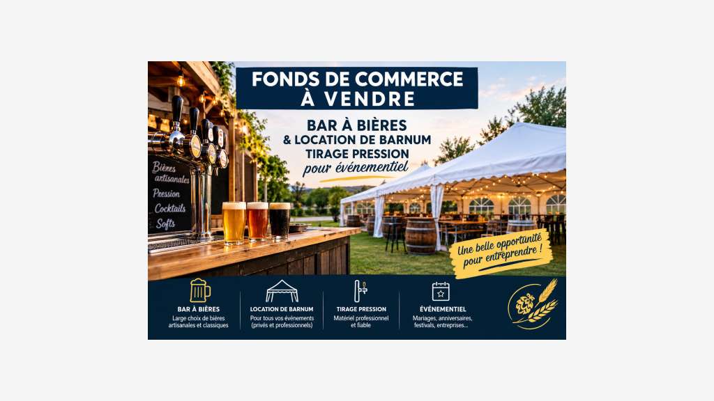 AV bar à bière location de barnum et tirage Manche