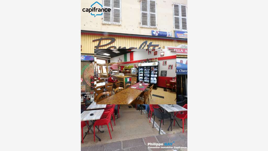 Vente bar restauration pizzas à Marcigny centre