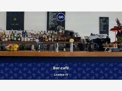 Bar-café licence IV avec ses murs