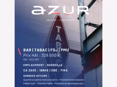VENTE Bar Tabac FDJ PMU avec possibilité brasserie