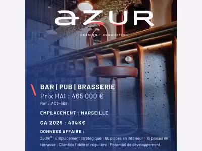 VENTE Pub Marseille - Potentiel de développement