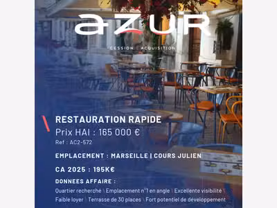 VENTE Restauration rapide Cours Julien