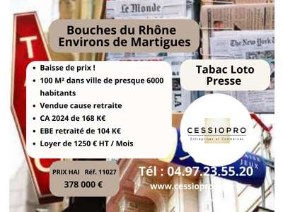 Vente Tabac - Presse - Loto à Martigues