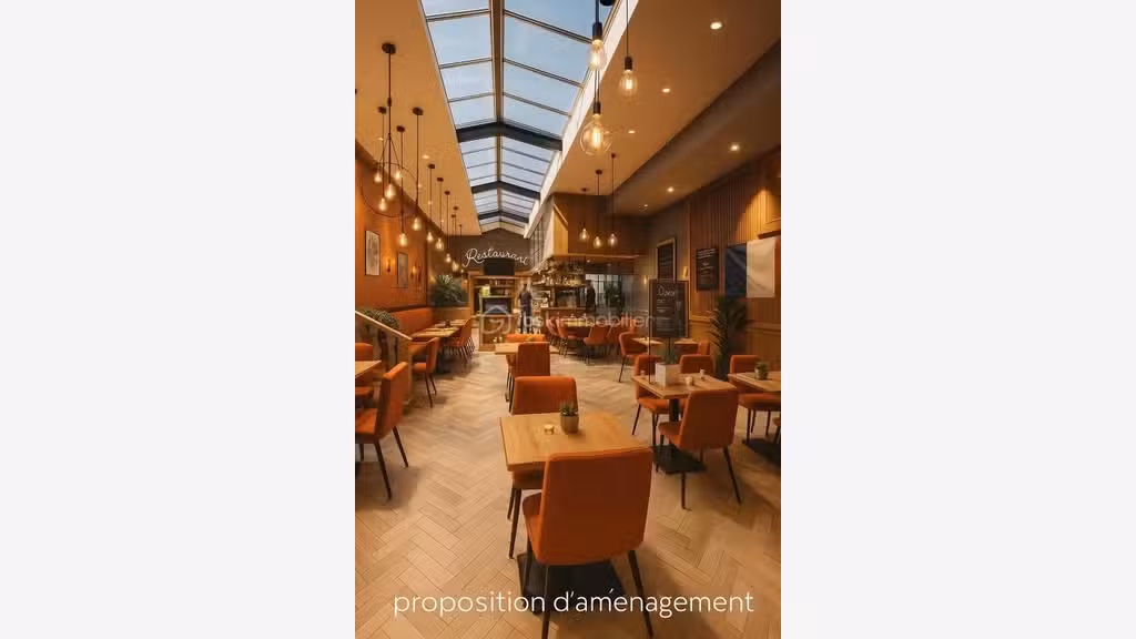 AV bar brasserie 200m² emplacement premium Massy