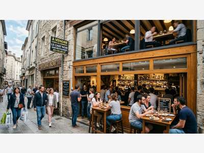 Vente bar brasserie de 180m² en centre Mende