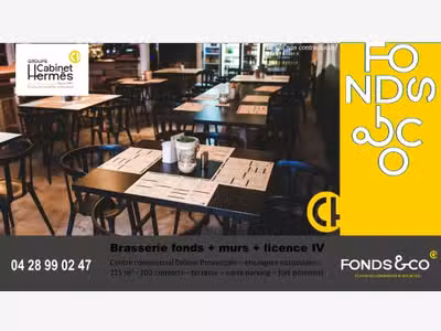 Vente M&F brasserie lic IV centre commercial 26