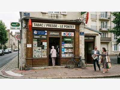 Vente FDC tabac presse murs et fonds à Montluçon