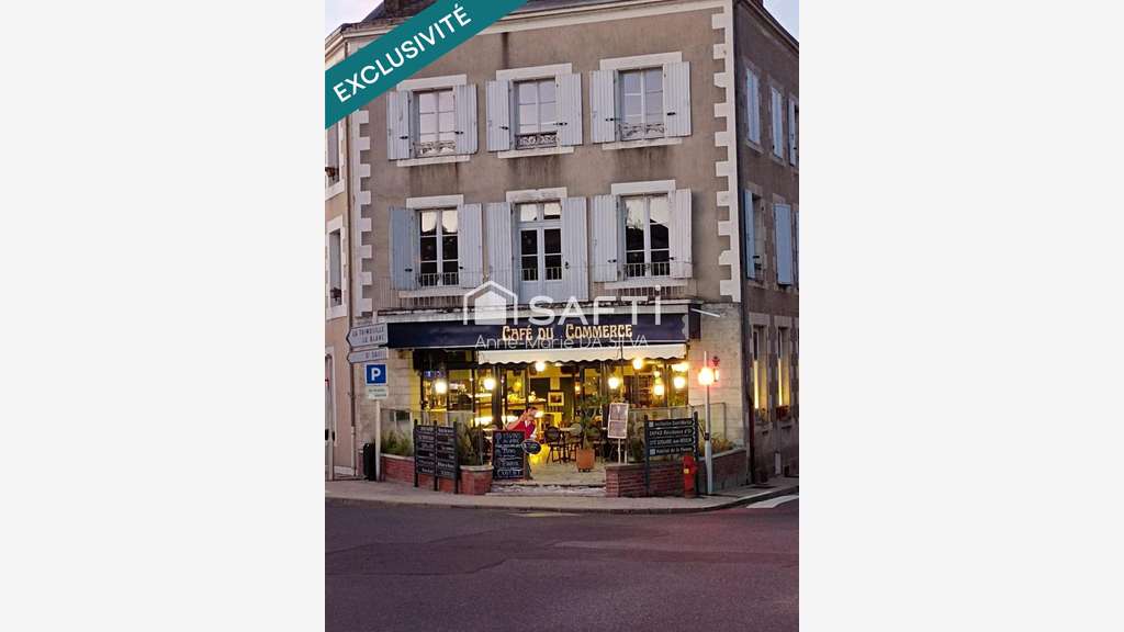 Vente FDC café très bien situé à Montmorillon