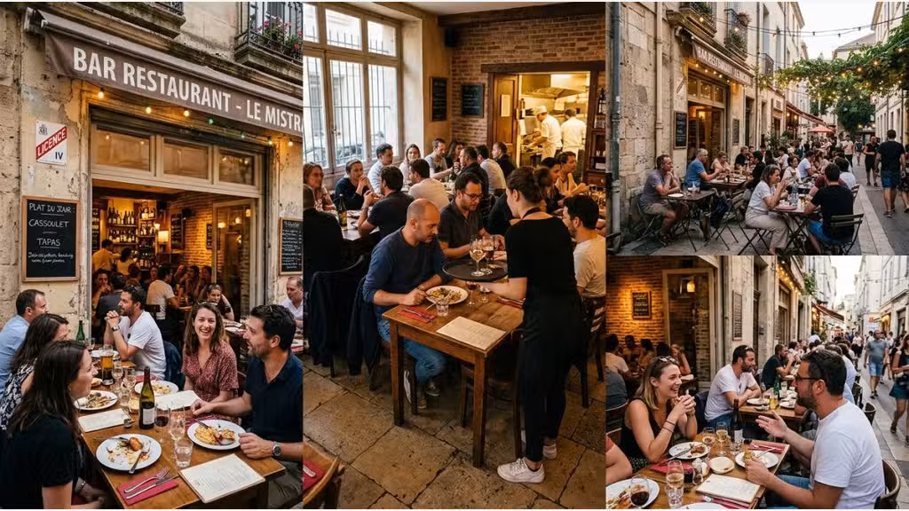 A vendre restaurant bar lic IV Montpellier Ecusson