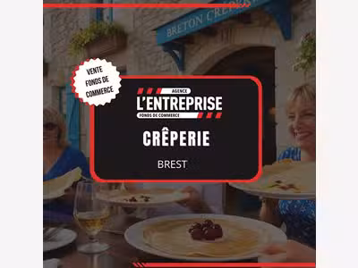 Vente crêperie emplacement exceptionnel à Morlaix