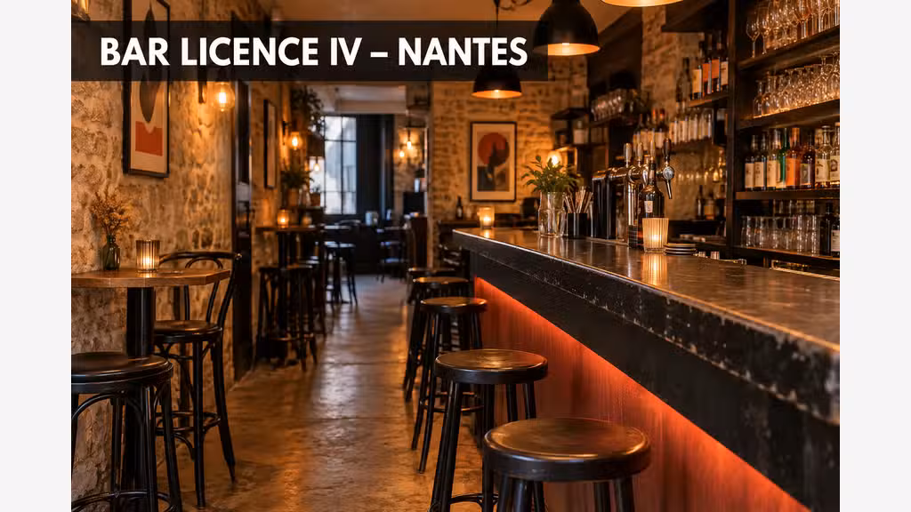 Bar licence IV avec terrasse - Nantes