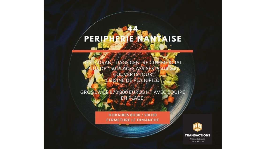 AV restaurant centre commercial périphérie Nantes